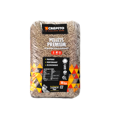 Granulés de bois - Crépito® (Palette de 72 sacs)
