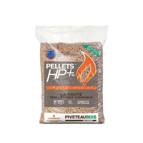 Granulés de bois - Pellets HP+ (Palette de 72 sacs)